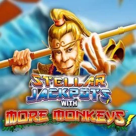 Stellar Jackpots with More Monkeys slot visual from Lightning Box Game available on 10bets.pl