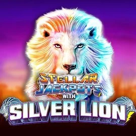 Stellar Jackpots with Silver Lion slot icon by Lightning Box Game, available at 10bet Casino
